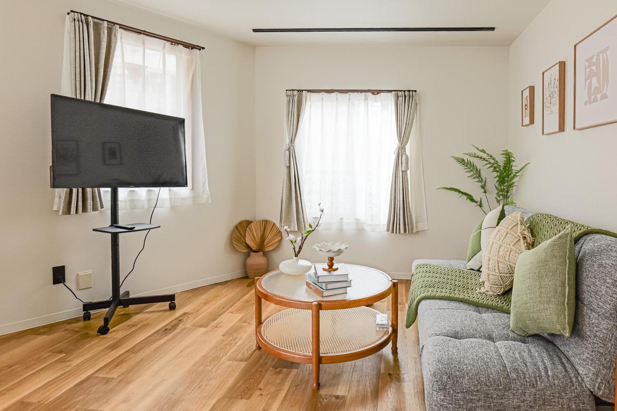 Apartamento 桜の川14/five Minutes' Walk From Sensoji Temple And Kaminarimon Gate,tv,two-storey *